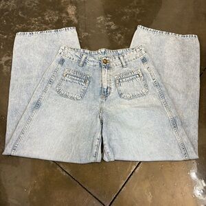 Old Navy Baggy Wide Leg High Waisted Jeans